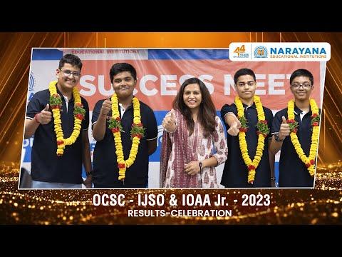 Narayana Group Felicitates Stars of OCSC USO IOAA Jr 2023| Part-Team Indial International Olympiads
